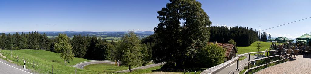 Panoramagasthof Auf Dem Auerberg Bernbeuren Luaran gambar